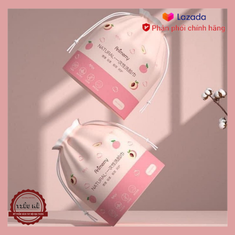 Khăn lau mặt dùng 1 lần cotton cao cấp animerry | khăn tẩy trang animerry | khăn mặt khô animerry nội địa trung dùng 1 lần lau khô lau ướt - giấy lau mặt dùng 1 lần| cuộn khăn giấy lau mặt đa năng khăn khô tẩy trang animerry