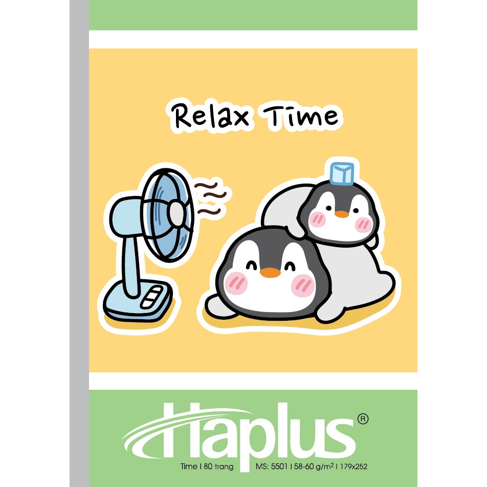 Vở kẻ ngang HAPLUS - Time 200 trang