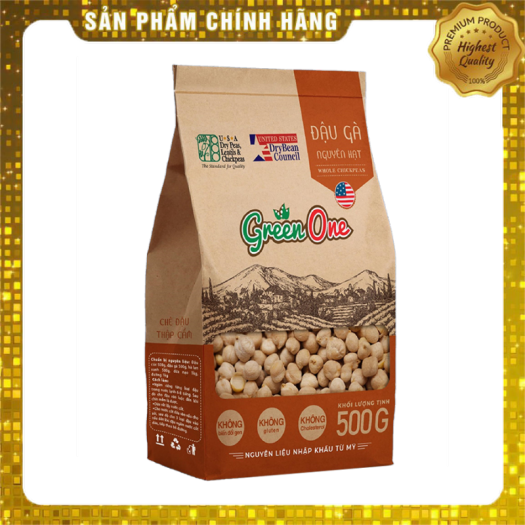 Đậu Gà Hữu Cơ cho bé ăn dặm - thích hợp cho thực đơn giảm cân - Nhập khẩu Mỹ - 500gr