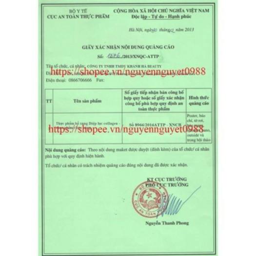 DIỆP LỤC COLLAGEN