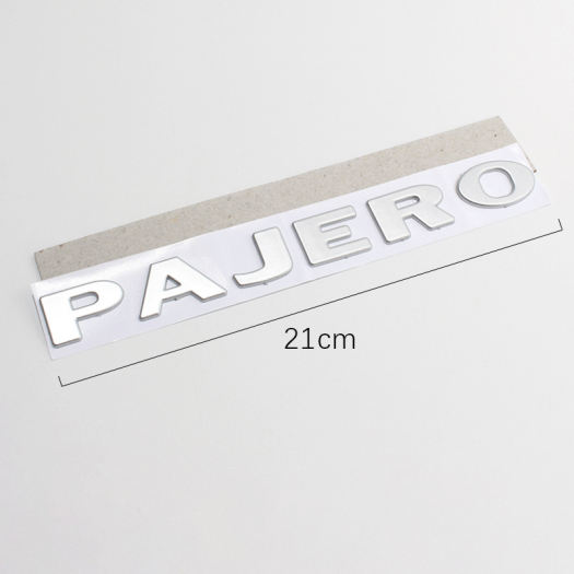 For Mitsubishi Pajero Letters Rear Trunk Emblems Badges Tail Logo Sticker  220*24mm - Car Stickers - AliExpress