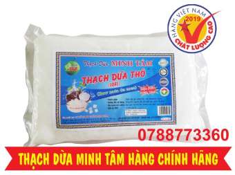 Thạch dừa thô Minh Tâm xuất khẩu 1kg+ Hương dừa