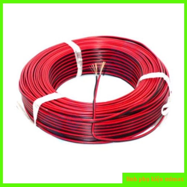 Dây điện đôi 24awg lõi đồng 100m