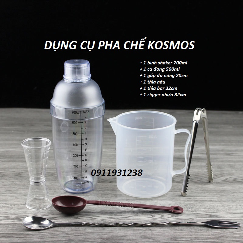 Combo dụng cụ pha chế 6 món ưa thích