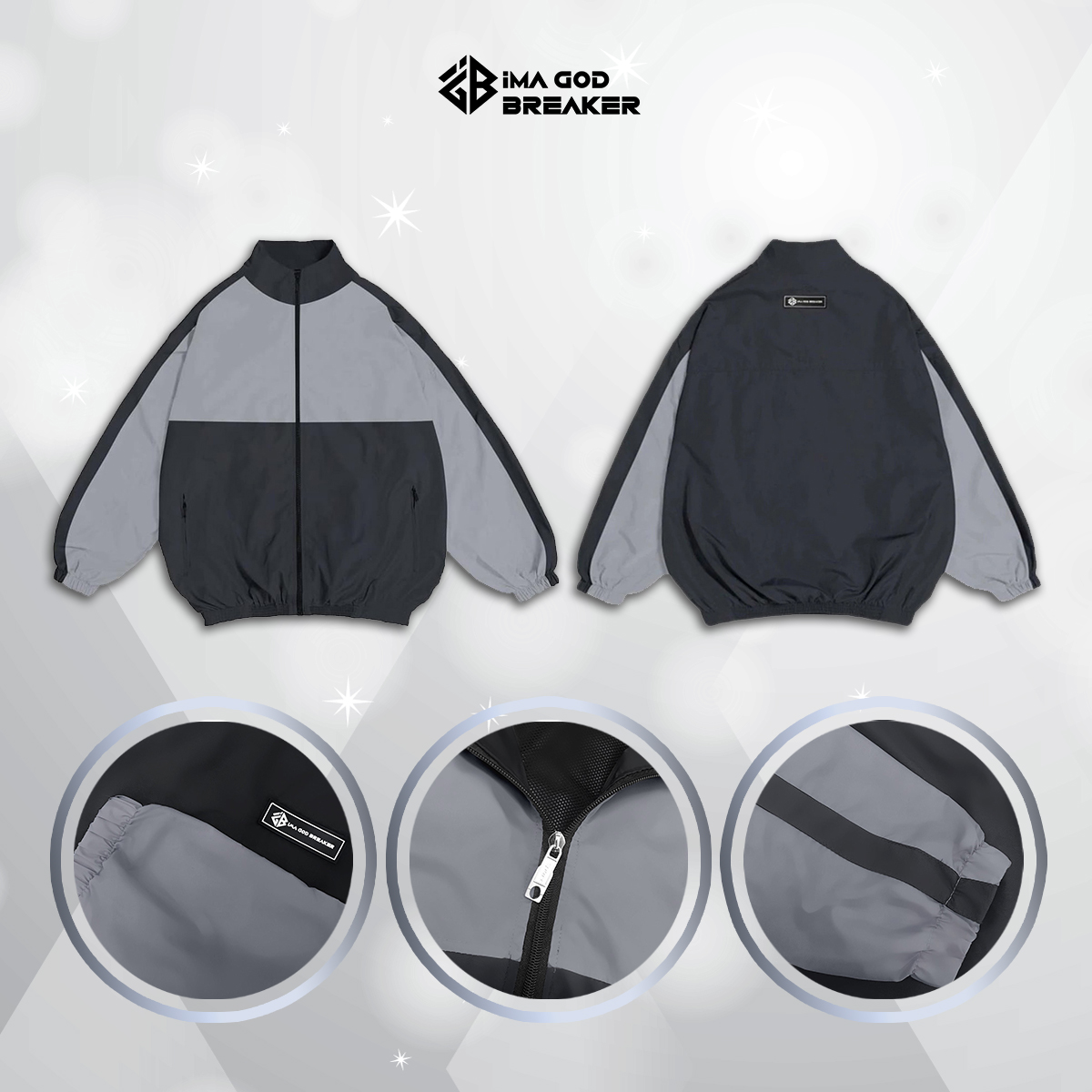 Áo Khoác Gió Windbreaker Unisex iMA God Breaker Local Brand