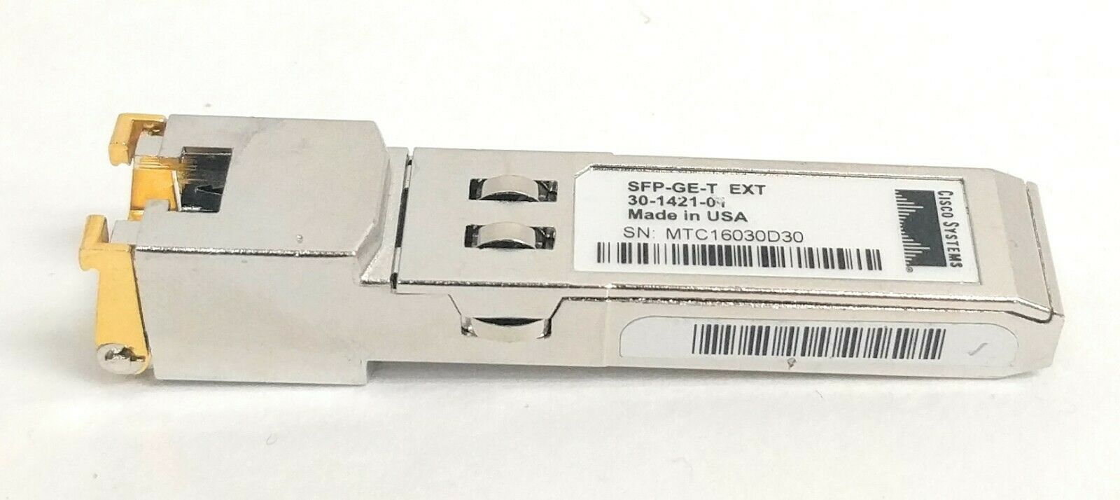 Module quang sang đồng chính hãng cisco cisco 30-1421-01 sfp-ge-t ext 1000base-t sfp transceiver module made in usa