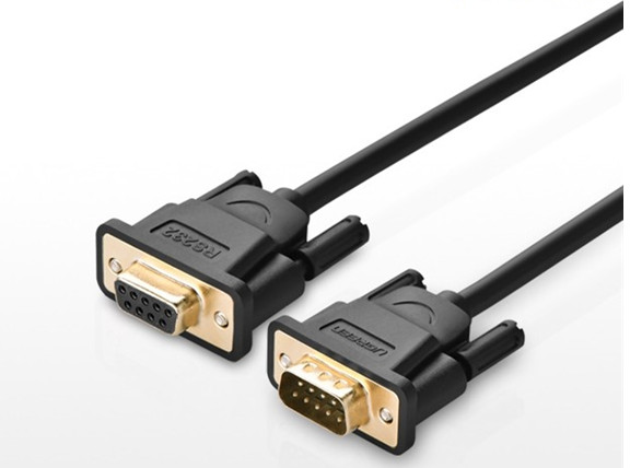 Cáp cổng com rs232 9 chân dương sang com 9 chân âm dài 2m ugreen 20146