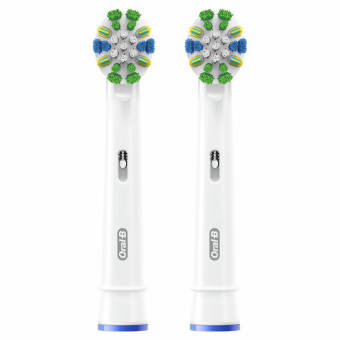 Đầu thay bàn chải điện Oralb- đầu Floss Action  - Thay được cho mọi bàn chải điện Oral b - Hàng Đức - Lông mềm đầu xoắn chéo