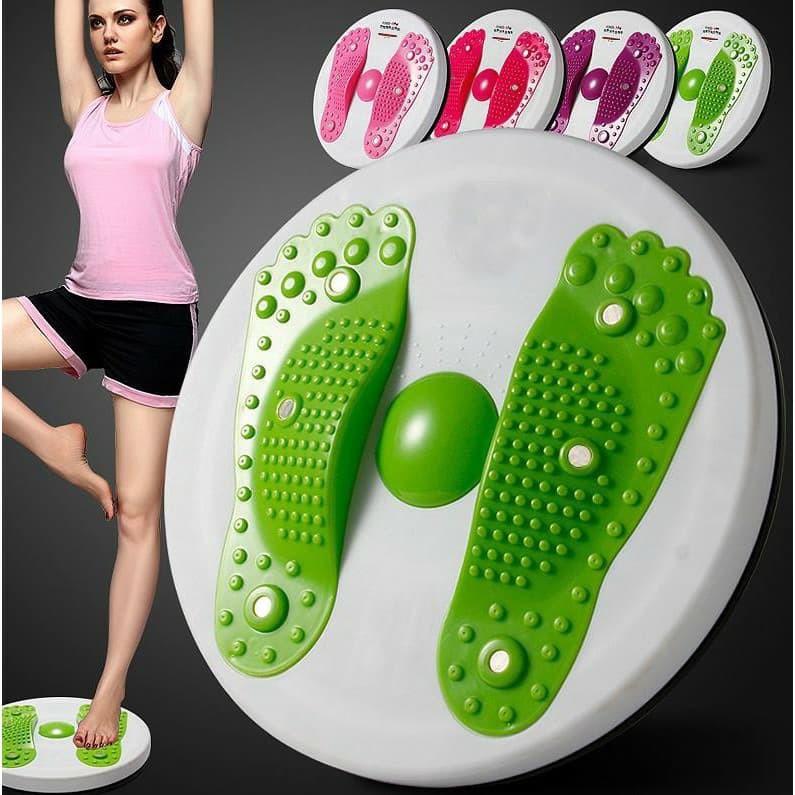 Dụng cụ tập thể dục xoắn eo bàn chân - đĩa xoay eo tập thể dục 360 độ waist twisting