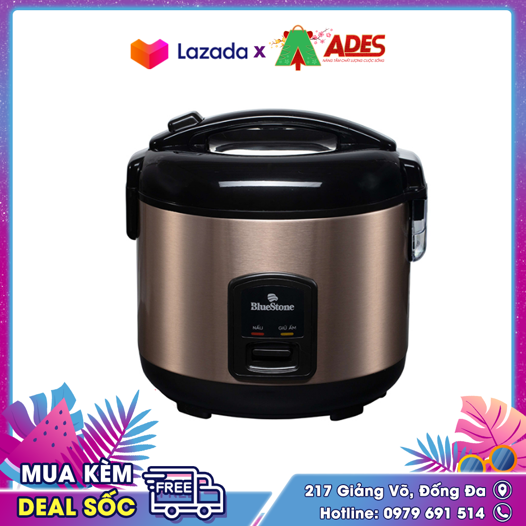 Nồi cơm điện bluestone rcb-5512 1.2l - công nghệ nấu cơm 3d - bảo hành chính hãng 24 tháng