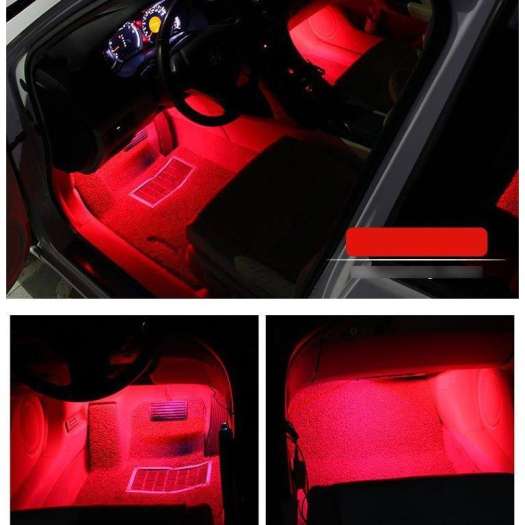Đèn Led Gầm Ghế Ô Tô Nháy Nội Thất 7 Màu Nhiều Chế Độ Cực Đẹp