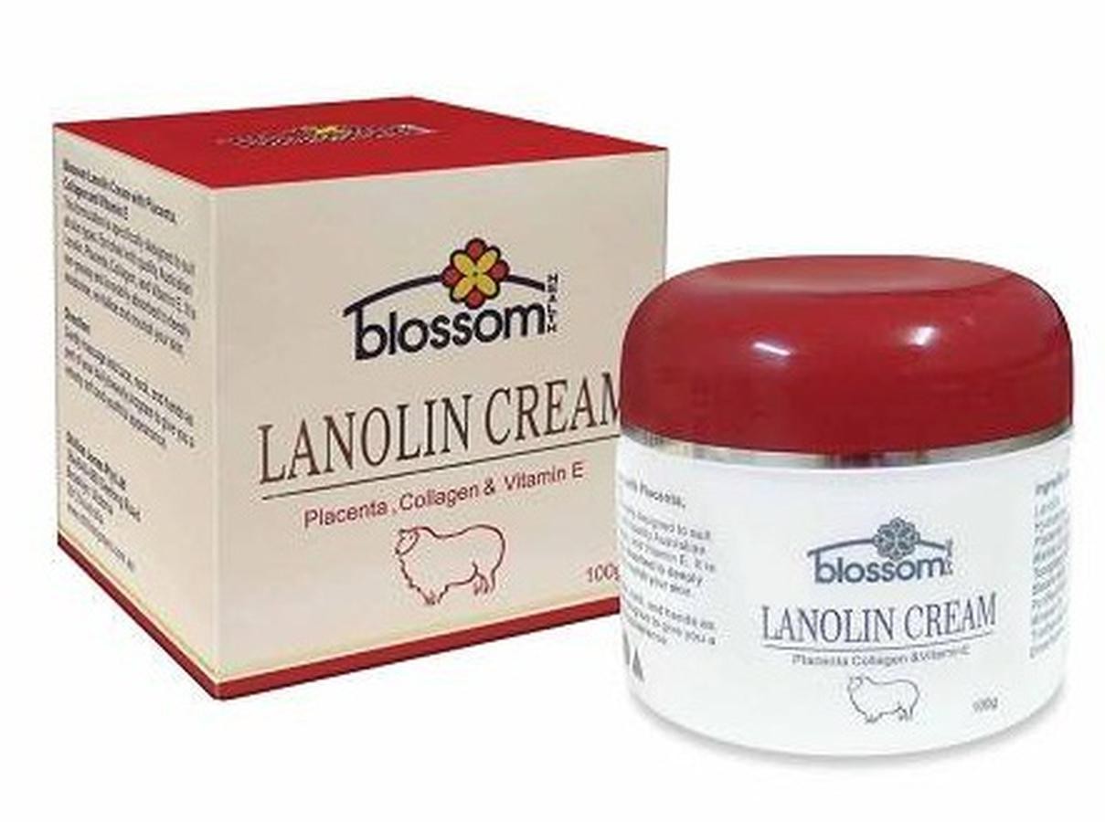 Kem dưỡng da nhau thai cừu phức hợp - Blossom Lanolin Collagen & Vitamin E 100g