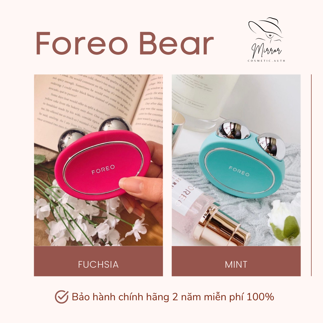 Foreo bear máy massage nâng cơ có sẵn - bh 2 năm