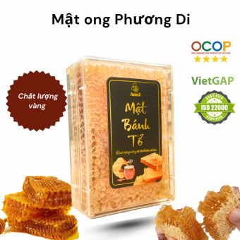 Mật ong bánh tổ & sáp ong Tây Nguyên đạt chuẩn OCOP nguyên chất 500g & 1kg