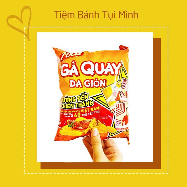 Bánh snack poca vị gà quay da giòn 30gram