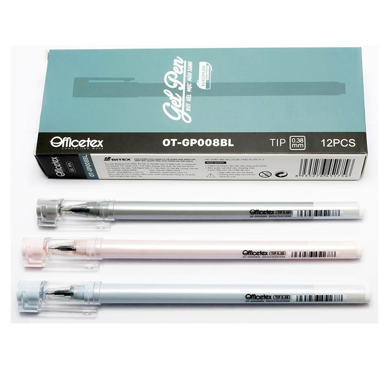 [ Xả hàng ] Combo 20 bút gel officetex hàng nhập khẩu Ấn Độ nhiều mẫu giá rẻ