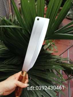 Dao chặt gà,thái thịt siêu sắc -thép trắng không rỉ