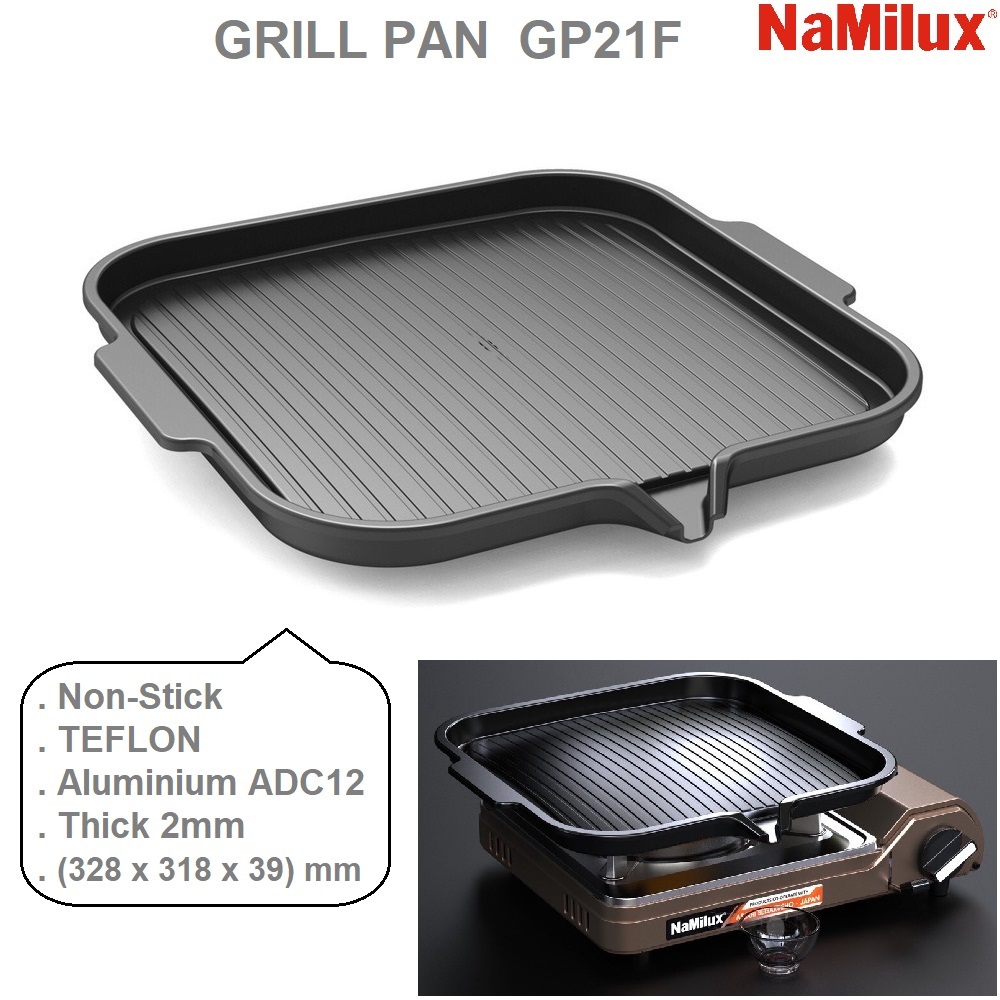 Vỉ nướng chống dính Namilux 21F telfon nhôm BBQ