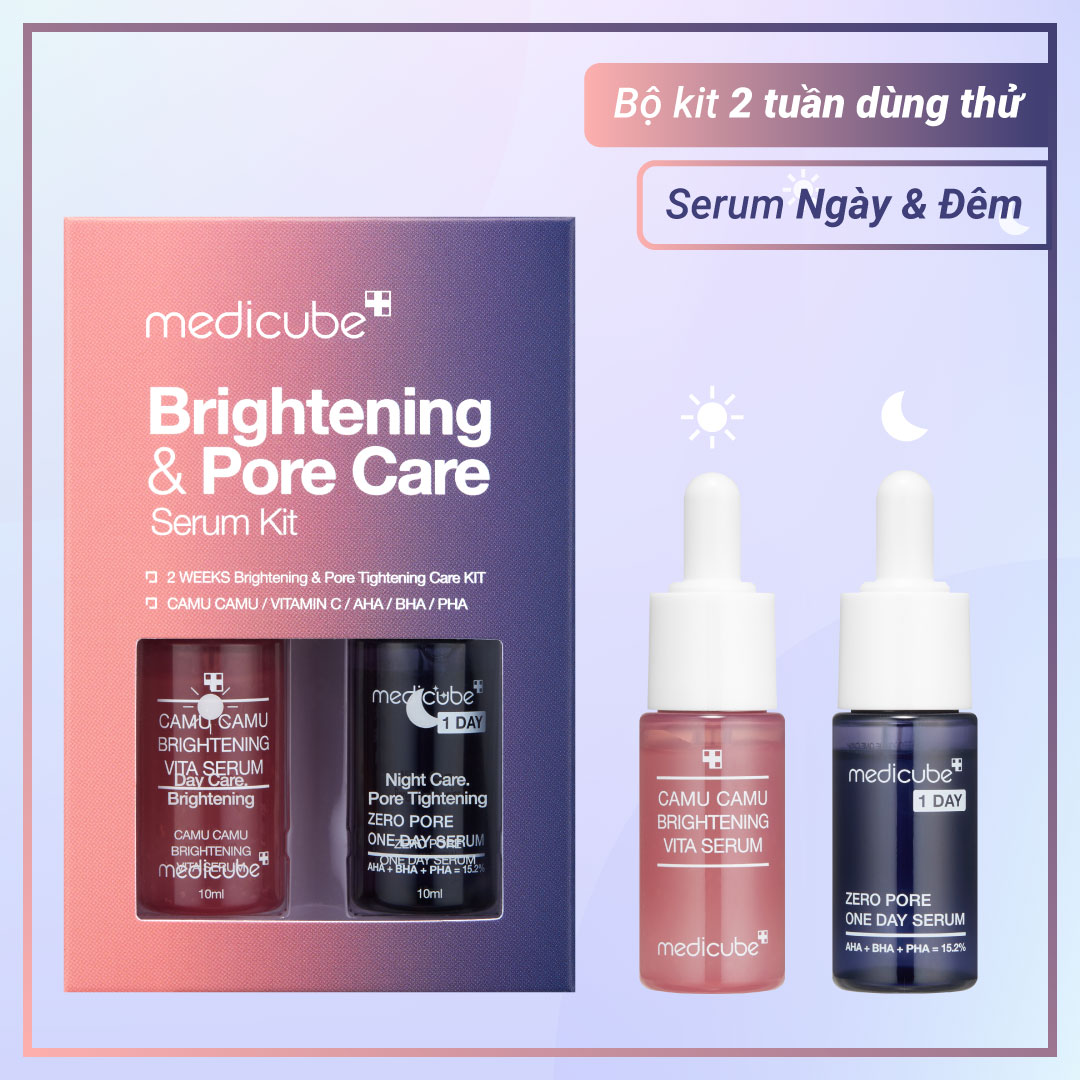 Set dưỡng da Mini Brightening & Pore Care Serum Kit