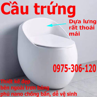 Bồn cầu trứng, bệt trứng, bồn cầu một khối, bệt liền khối 935TNA NA.GRAND