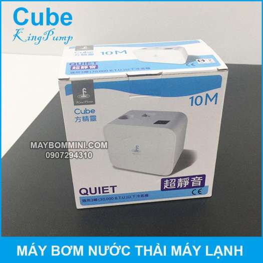 Máy Bơm Nước Thải Máy Lạnh Điều Hoà 220V 3W 10M Cube Kingpump Cao Cấp