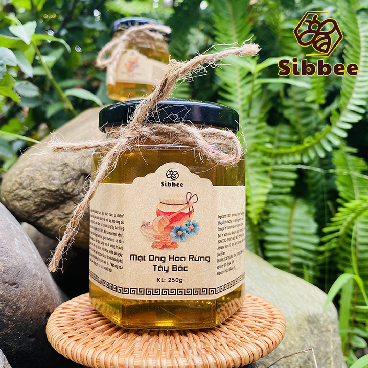 Mật ong hoa rừng thiên nhiên sibbee 250g - 100% mật ong thật - sb007