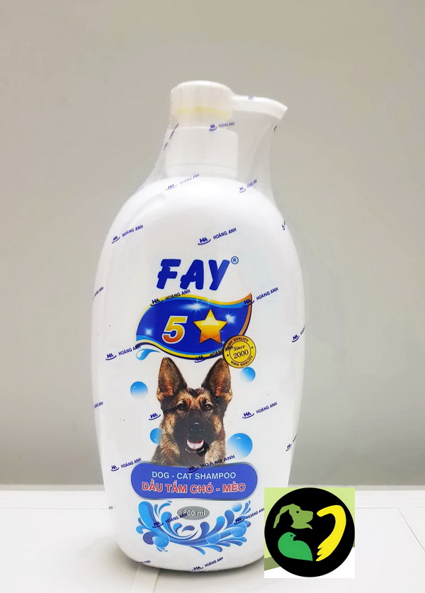 Sữa tắm cao cấp dành cho chó mèo FAY 5 sao 800ml