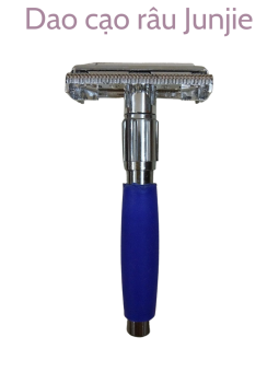 Dao Cạo Râu Junjie Cổ Điển Gắn Lưỡi Lam