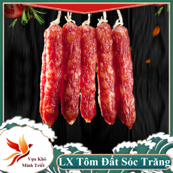 Lạp Xưởng Tôm Tươi Từ Tôm Đất Thiên Nhiên Đặc Sản Nổi Tiếng Sóc Trăng- VỰA KHÔ MINH TRIẾT