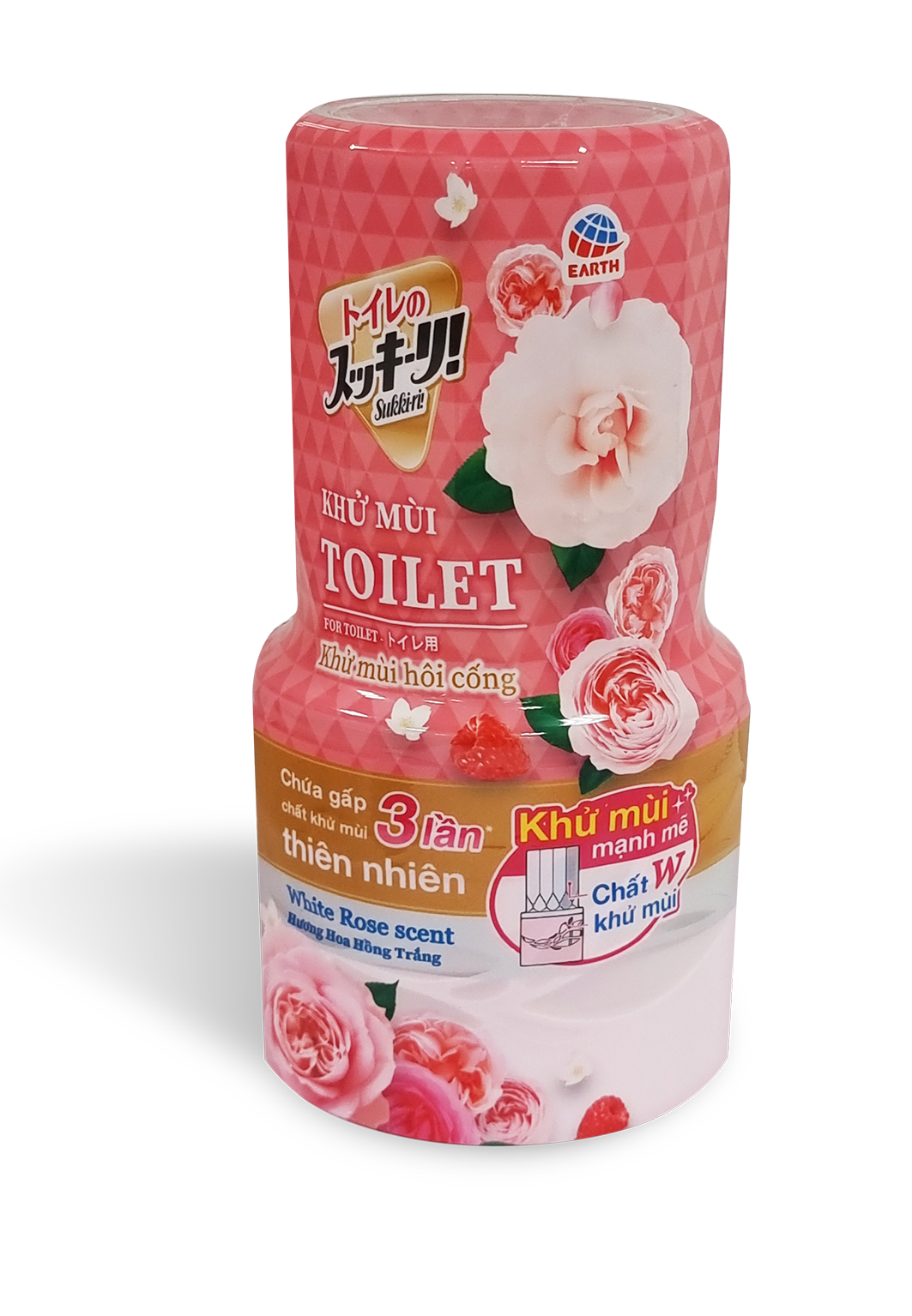 Chai Khử mùi Toilet SUKKIRI Air- freshener tinh dầu thơm siêu khử mùi hôi Toilet/WC làm thơm mát không gian 400ml