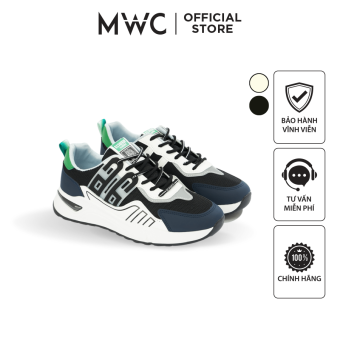 Giày Thể Thao Nam MWC 5414 - Giày Thể Thao Nam 2 Màu Phối Họa Tiết Cao Cấp Cổ Thấp Năng Động Cá Tính