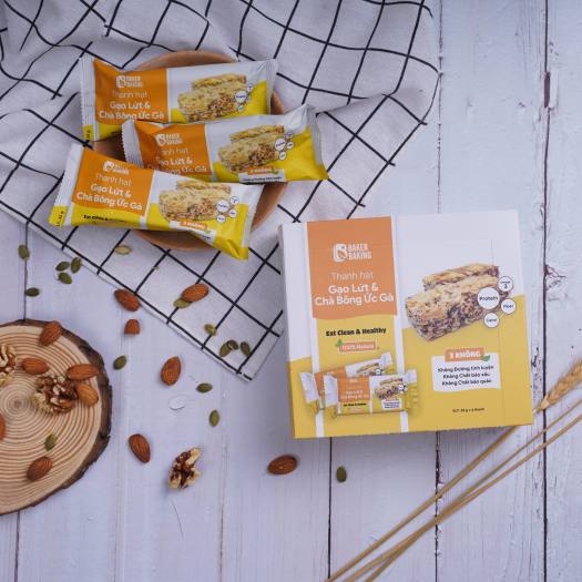 Thanh Hạt Gạo Lứt & Chà Bông Ức Gà