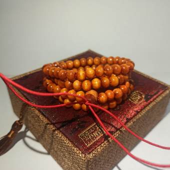 Vòng hạt gỗ 108 hạt quấn tay 📌FREESHIP📌 Vòng tay gỗ huyết long 6 ly phong thủy cao cấp