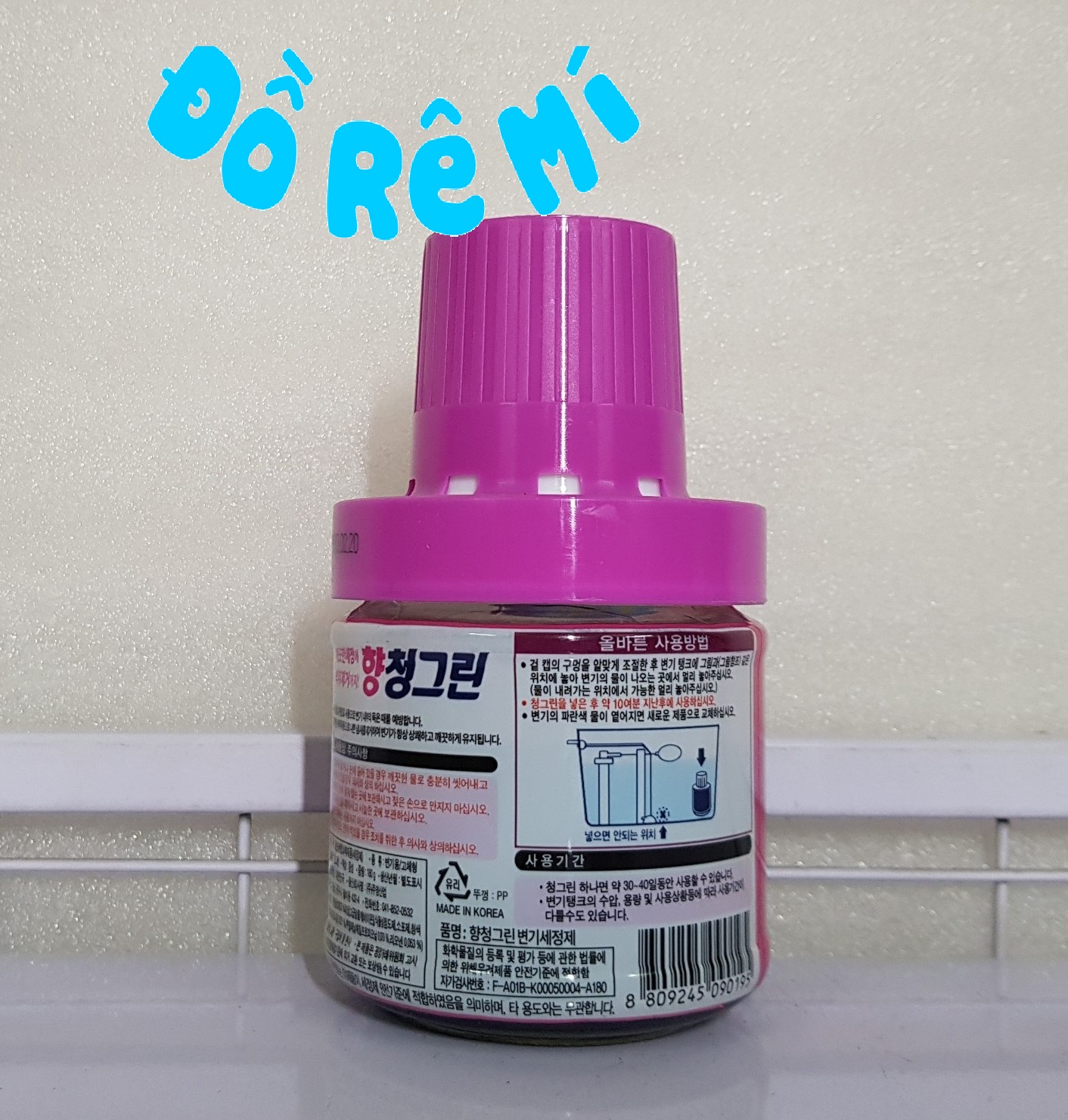 [HCM]Chai sáp thơm Hàn Quốc thả bồn cầu khử mùi diệt khuẩn