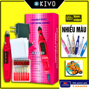 Máy Mài Móng Tay Mini Làm Nail LOẠI TỐT 12v - Máy Mài Khắc Mini Đa Năng có thể Đánh Bóng Kim Loại, Mài Dao, mài Kéo, Khắc Gỗ,