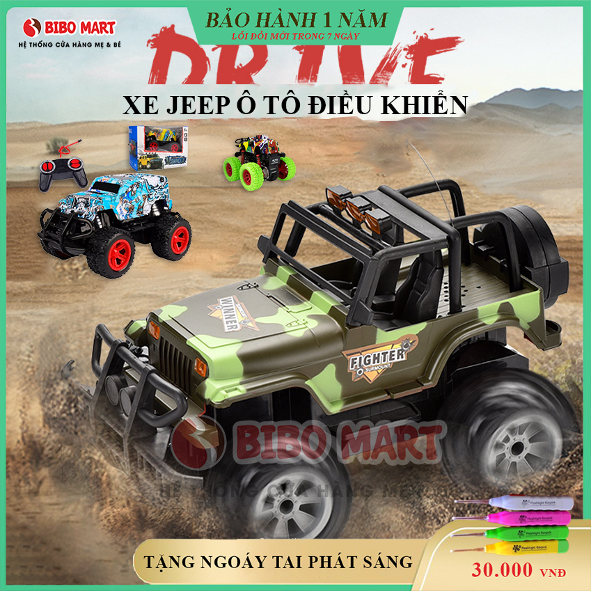 Xe điều khiển từ xa Jeep có sạc pin