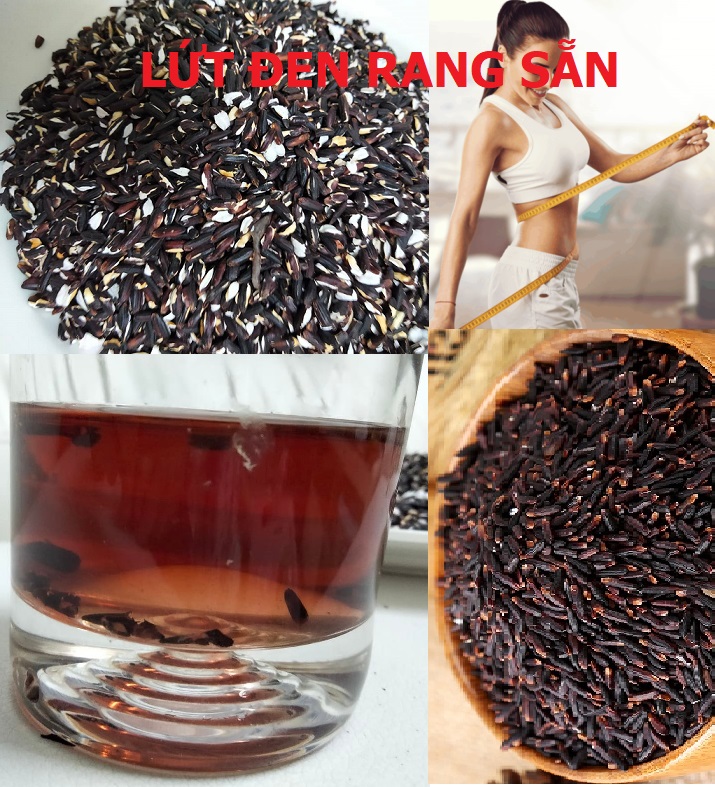 Mẫu thử - 100g gạo lứt đen rang sẵn hãm trà giảm cân