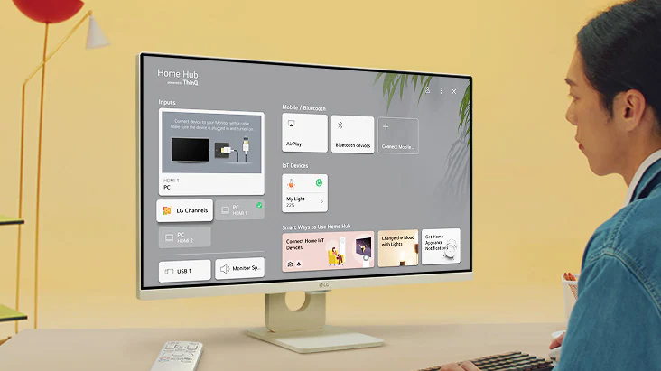 LG 27U511SA-W 27" FHD IPS 100Hz 5ms Smart Monitor with webOS · v7