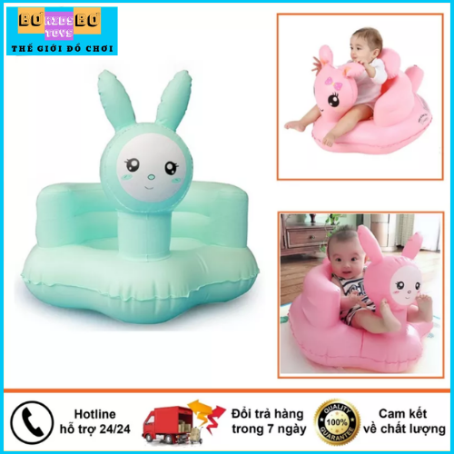 Ghế tập ngồi cho bé, ghế bơm hơi cực kì êm ái và thoải mái cho bé