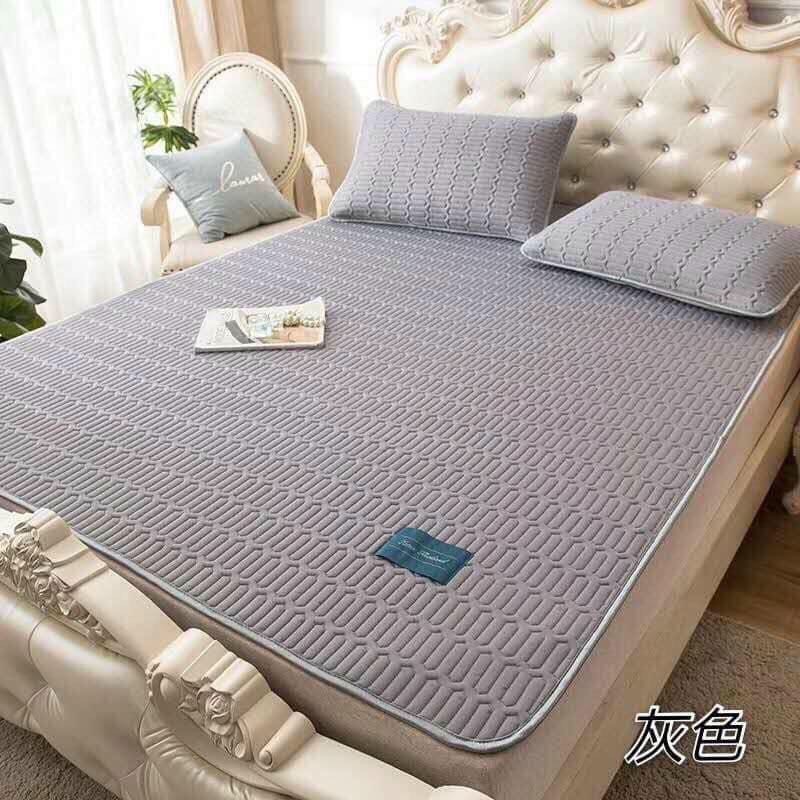 Chiếu điều hoà cao su non 3D êm mát, Chiếu điều hòa cao su hàng nhập khẩu, tặng hai vỏ gối Ben Bon Shop