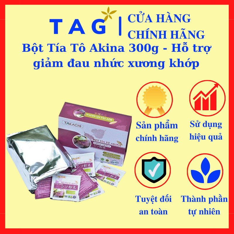 Bột Tía Tô Akina 300g - Hỗ trợ giảm đau nhức xương khớp