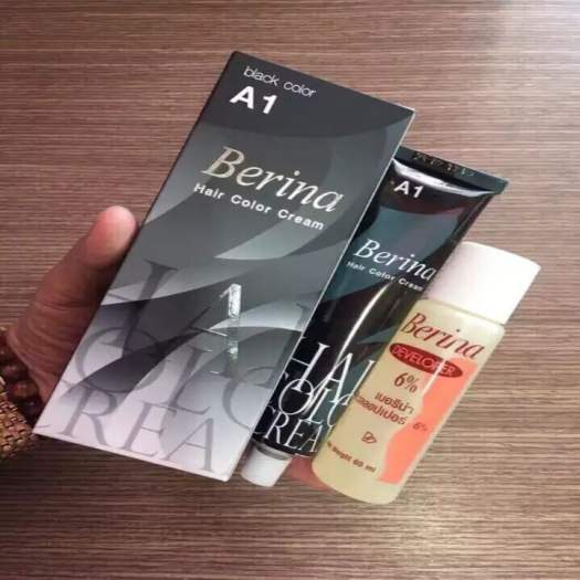 Thuốc nhuộm tóc Thái Lan Berina A1 (Màu Đen)