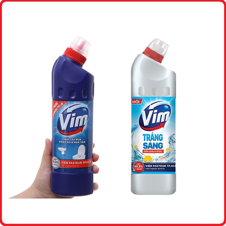 Nước tẩy bồn cầu Vim diệt khuẩn 450ml - xanh biển cam kết hàng đúng mô tả sản xuất theo công nghệ hiện đại an toàn cho người sử dụng