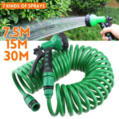YGSDF Expandable Flexible Retractable With Spray Gun Washing Car Garden Supplies Water Hose Coil Hose Irrigation (3)