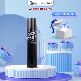 Gôm Xịt Tóc Giữ Nếp Siêu Đỉnh Lady Killer 30Shine Dành Cho Nam 360ml - Mùi Hương Nam Tính, Tạo Kiểu Tóc Theo Ý Muốn