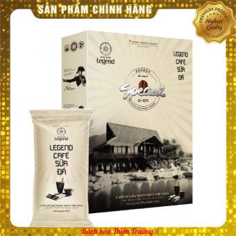 Cà Phê Hòa Tan Sữa Đá Legend Trung Nguyên Hộp 225g (9 gói x 25g)