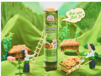 Thịt chua ống nứa Trường Foods - Đặc sản thịt chua Phú Thọ, Thịt chua ống nứa truyền thống thơm ngon đậm đà Trường Foods 200gr