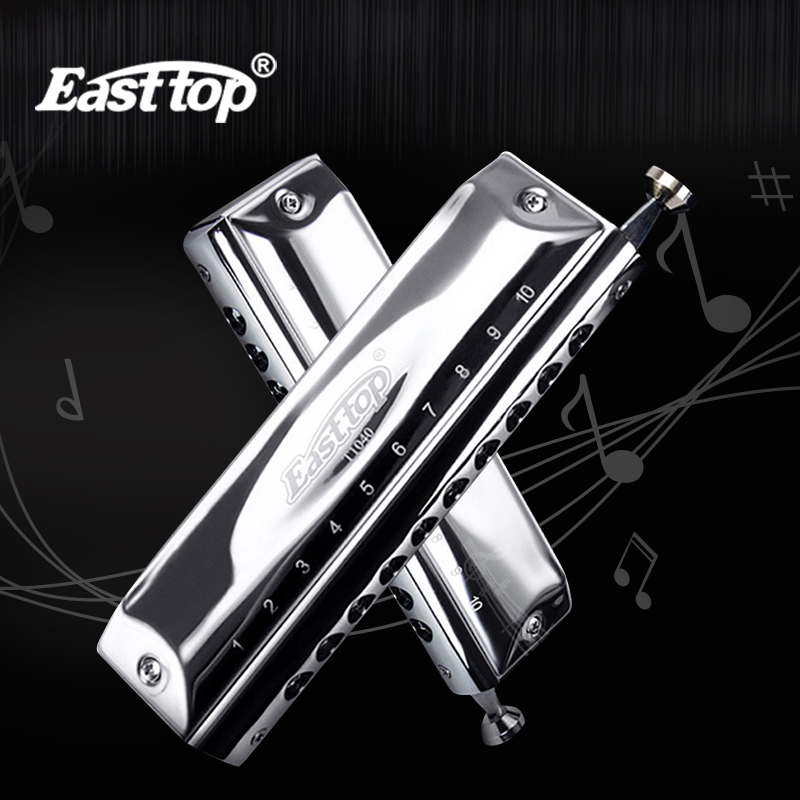 Easttop Harmonica 10 Lỗ 40 Giai Điệu Chuyên Nghiệp Chromatic Harmonica Với Trường Hợp Top Grade Cơ Quan Miệng Cho Người Chơi Chuyên Nghiệp Người Mới Bắt Đầu Học Sinh Trẻ Em Món Quà Sinh Nhật T10-40