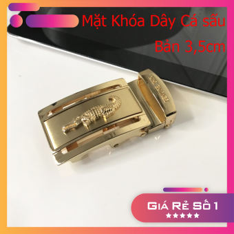 Đầu Khóa Thắt Lưng, Khóa Dây Nịt Cho Dây Cá Sấu - Đồng