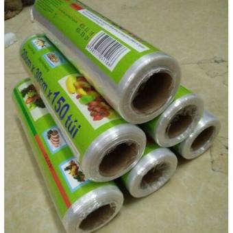 Túi đựng thức ăn- túi đựng thực phẩm tự phân hủy -1 cuộn 50 túi